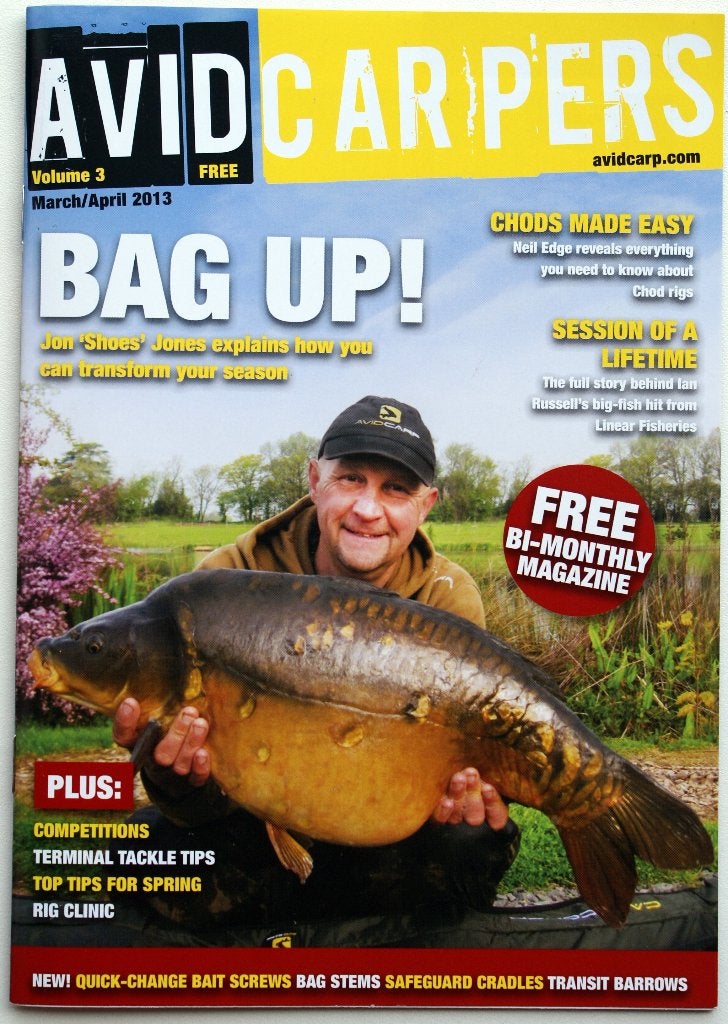 Karpermagazine AVID CARPERS maart / april 2013, Verzenden, Nieuw, Overige typen