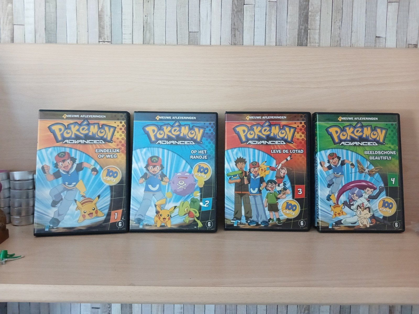 Pokémon Advanced DVD Boxen - Complete Collectie, Animatie, Alle leeftijden, Nederlands, Tv-serie