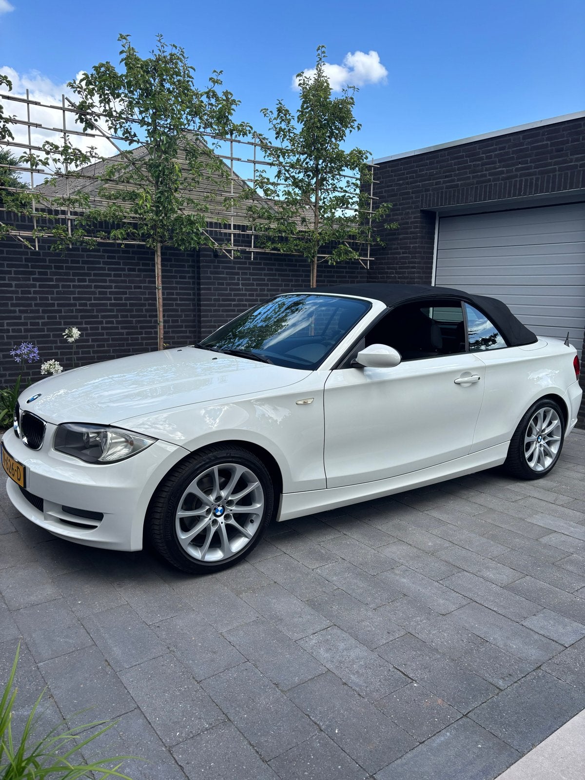 BMW 1-Serie 2.0 118I Cabrio 2008 Wit, Auto's, BMW, 1-Serie, 1995 cc, Cabriolet, 4 stoelen
