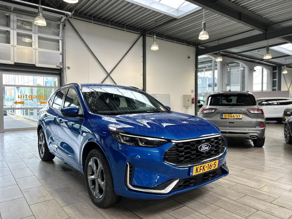 Ford Kuga 2.5 PHEV 243pk ST-Line X | Trekhaak I AGR stoelen, Auto's, Ford, Adaptive Cruise Control, Gebruikt, Blauw, Plug-in hybride
