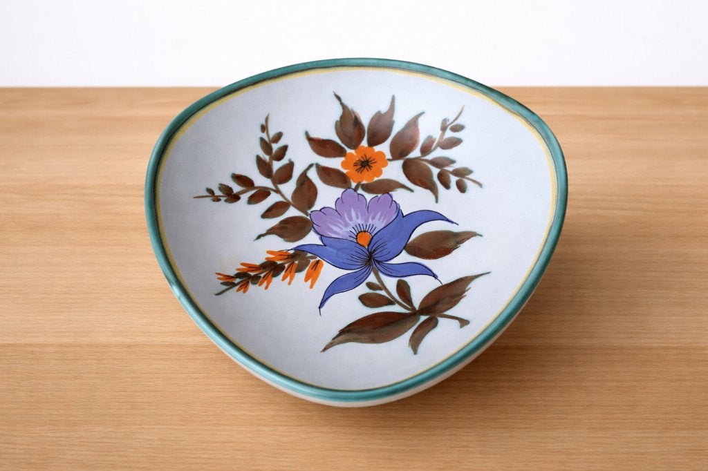 Vintage Flora Gouda schaal model Iris jaren 60, Antiek en Kunst, Ophalen of Verzenden
