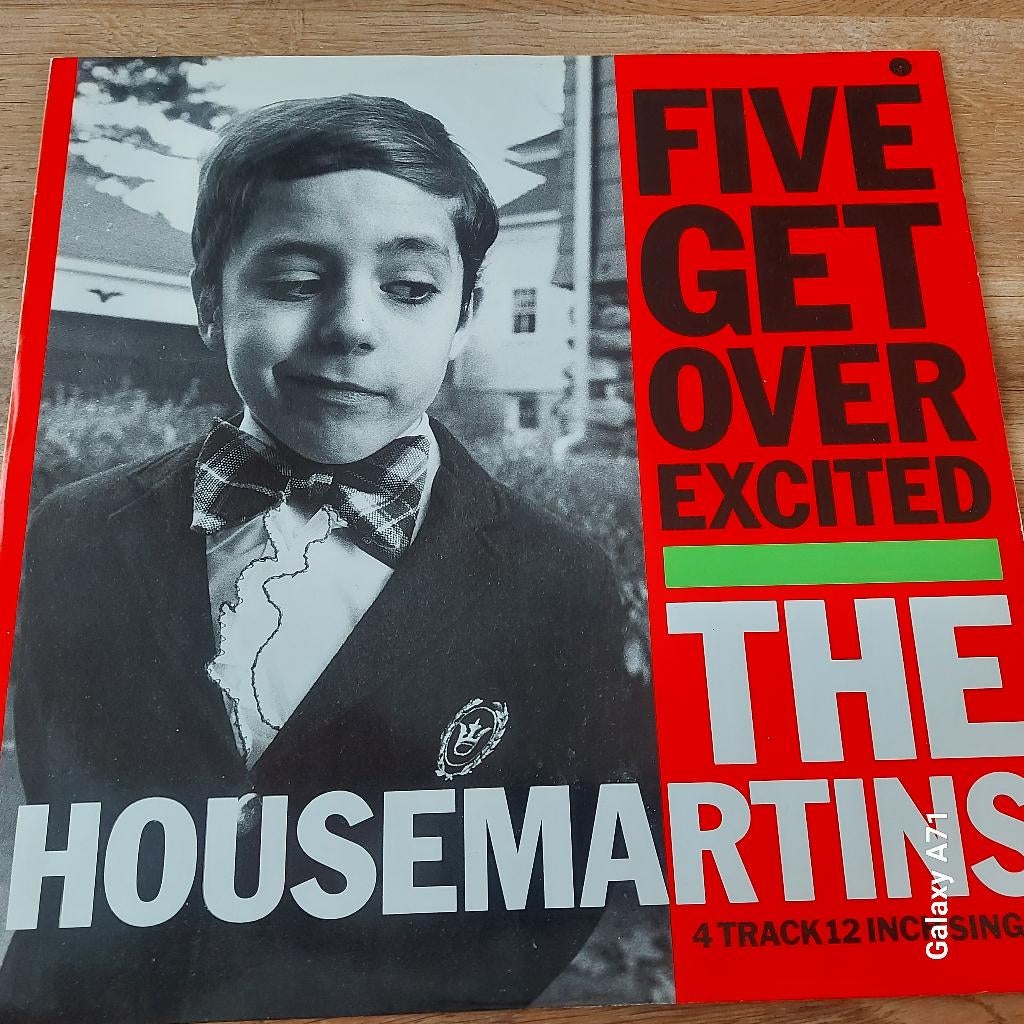 12 inch Maxisingel The Housemartins - Five Get Over Excited, Gebruikt, 1980 - 1989, Ophalen of Verzenden, Fotohoes