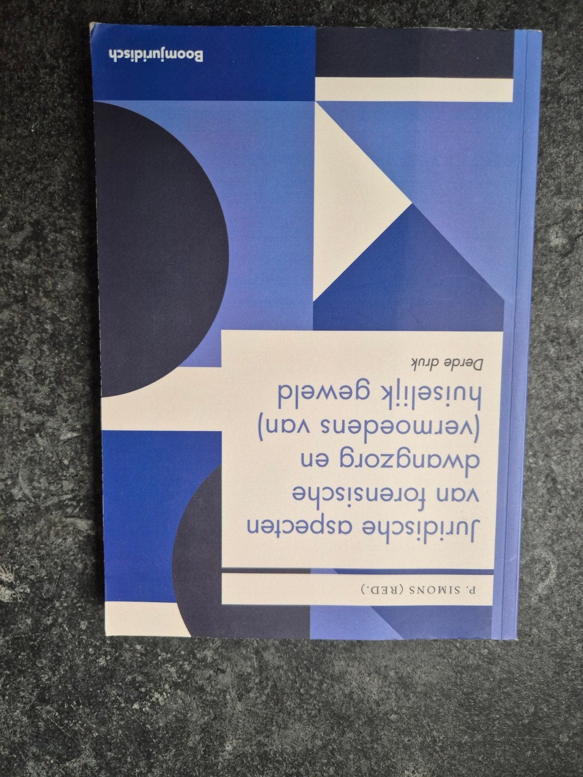 Juridische aspecten van huiselijk geweld - BoomJuridisch, Boeken, Zo goed als nieuw, Gamma, P. Simons (RED.), HBO