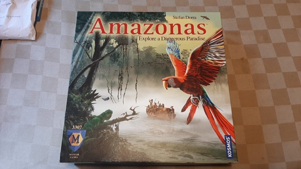 Bordspel van Mayfair games Amazonas fraai, Een of twee spelers, Ophalen of Verzenden, Nieuw
