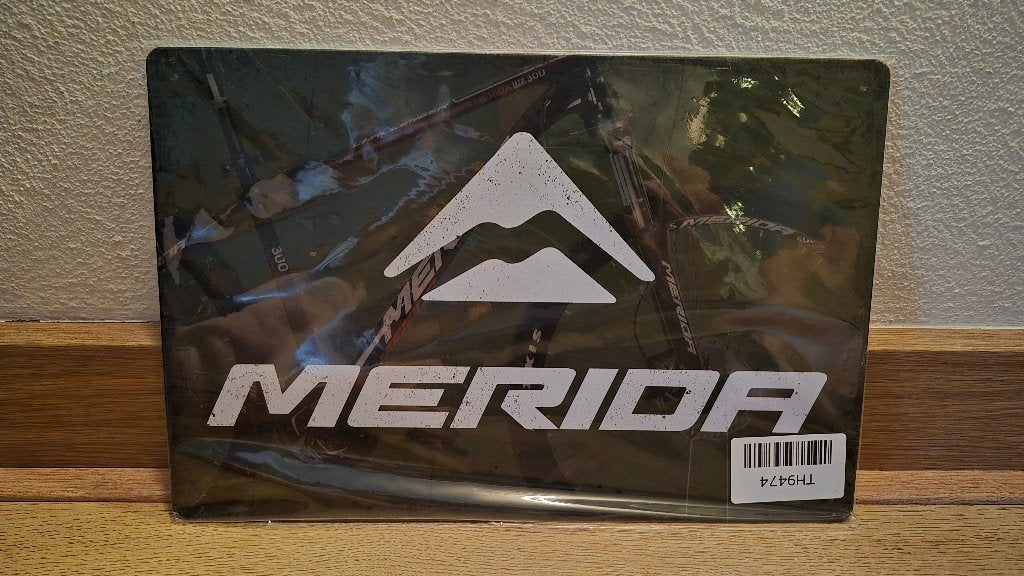 Merida Metalen Bord 20x30CM, Ophalen, Nieuw, Reclamebord