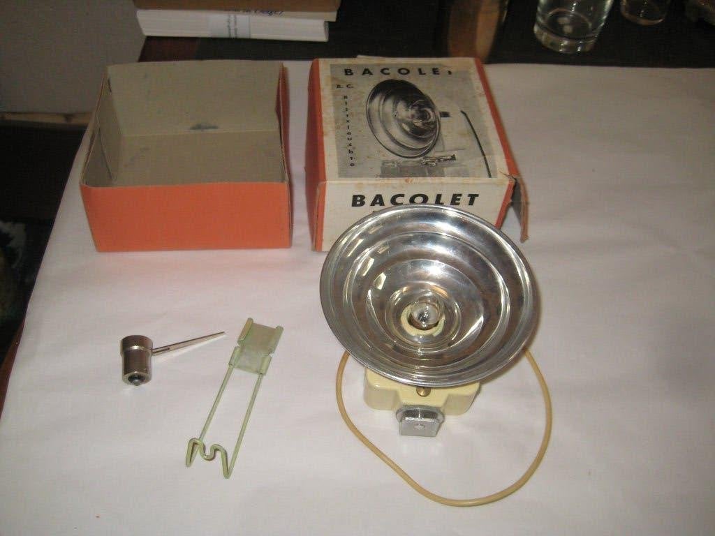 bacolet bc blitzleuchte/flash-light/flitslicht kleinstformat, Ophalen of Verzenden, Flitser