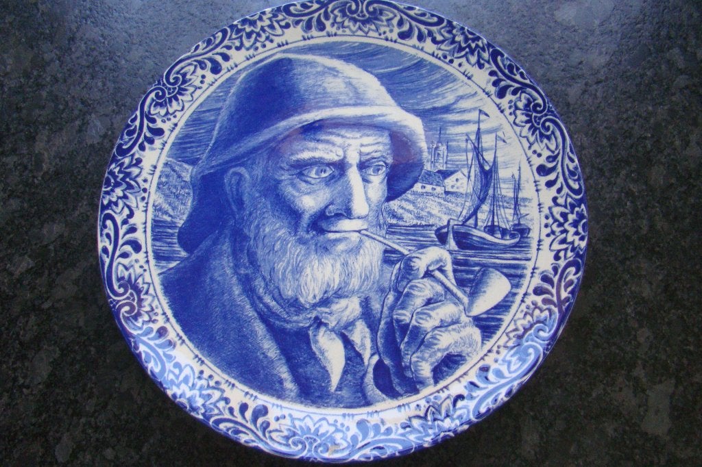 Delfsblauwe borden (2 st.), Ophalen of Verzenden