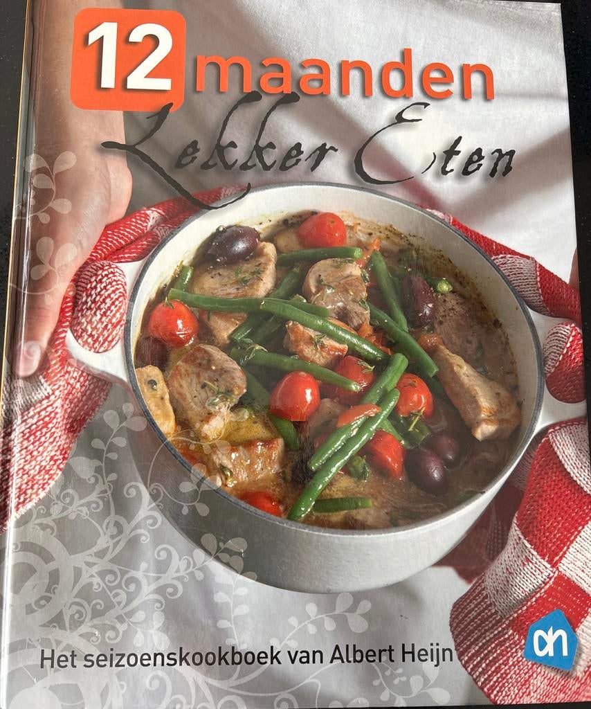 12 maanden lekker eten - Albert Heijn seizoenskookboek, Boeken, Kookboeken, Zo goed als nieuw, Overige gebieden, Tapas, Hapjes en Dim Sum