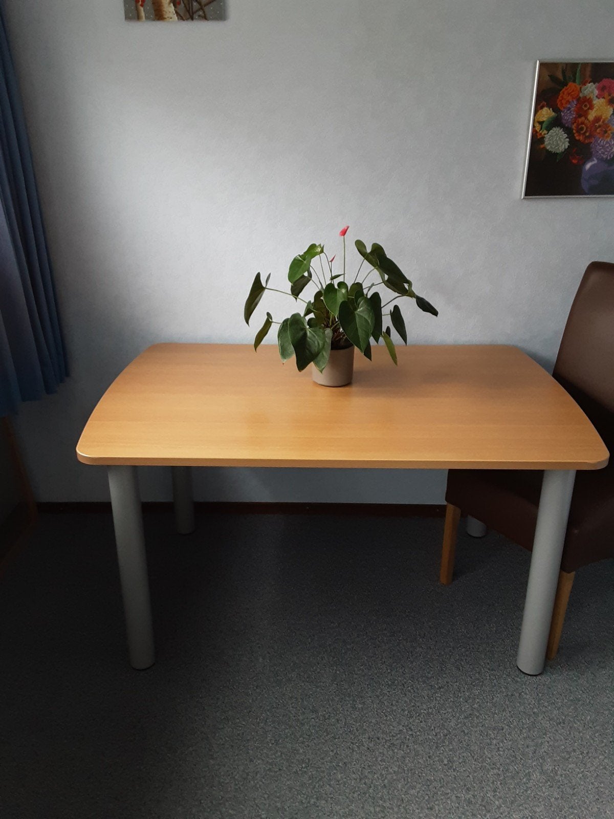 Beuken eettafel,of hobby tafel 90/140, Huis en Inrichting, Tafels | Eettafels, Ophalen, 100 tot 150 cm, 50 tot 100 cm, Zo goed als nieuw