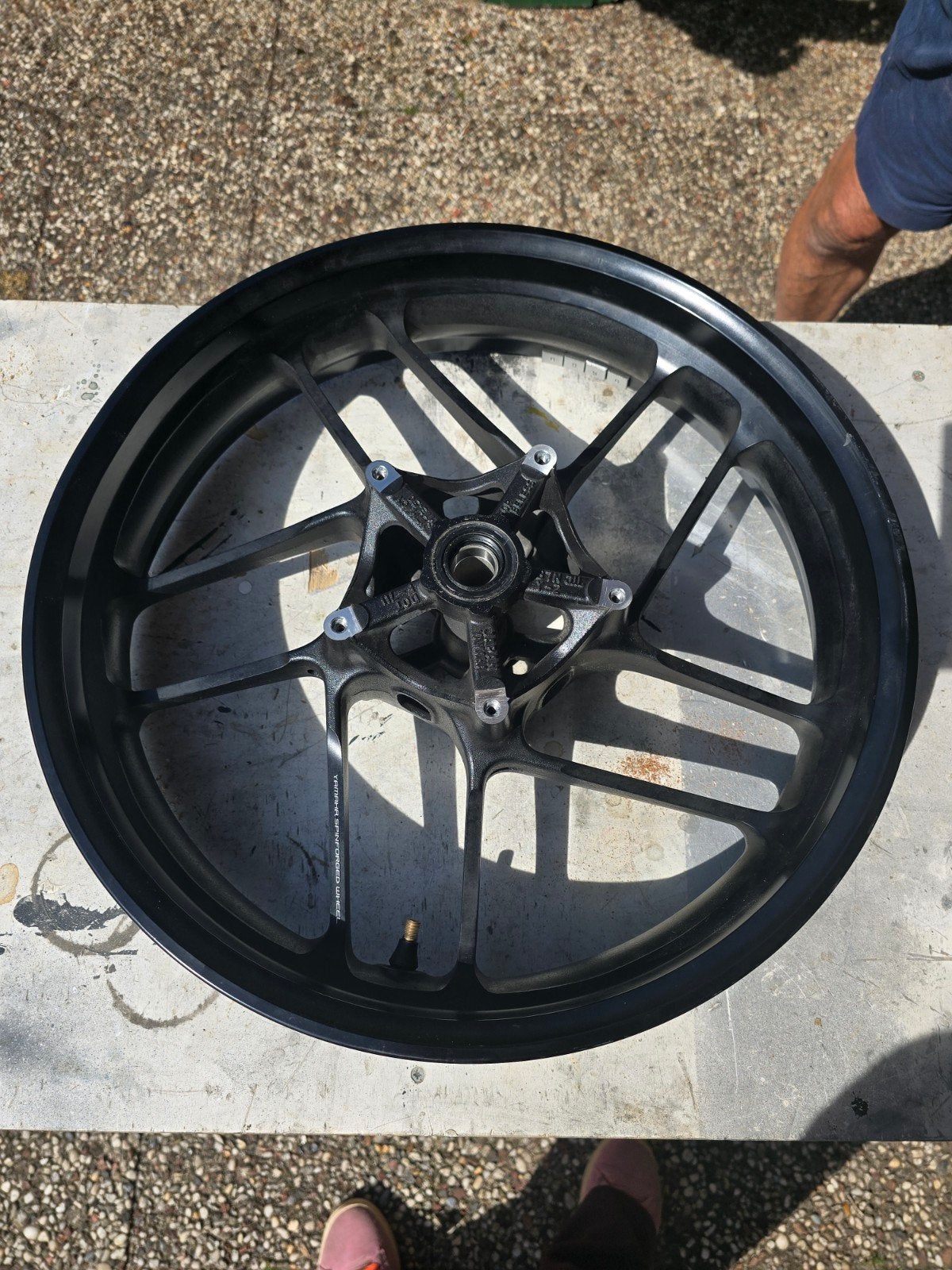 Yamaha MT-09 Spinforged voorwielvelg, Ophalen of Verzenden, Gebruikt