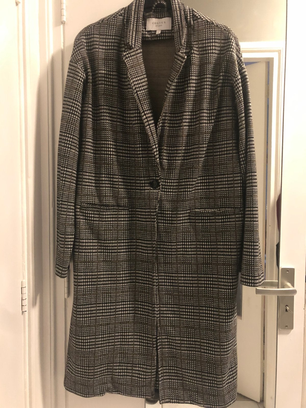 Lange jas, Kleding | Dames, Ophalen, Zo goed als nieuw, Zwart