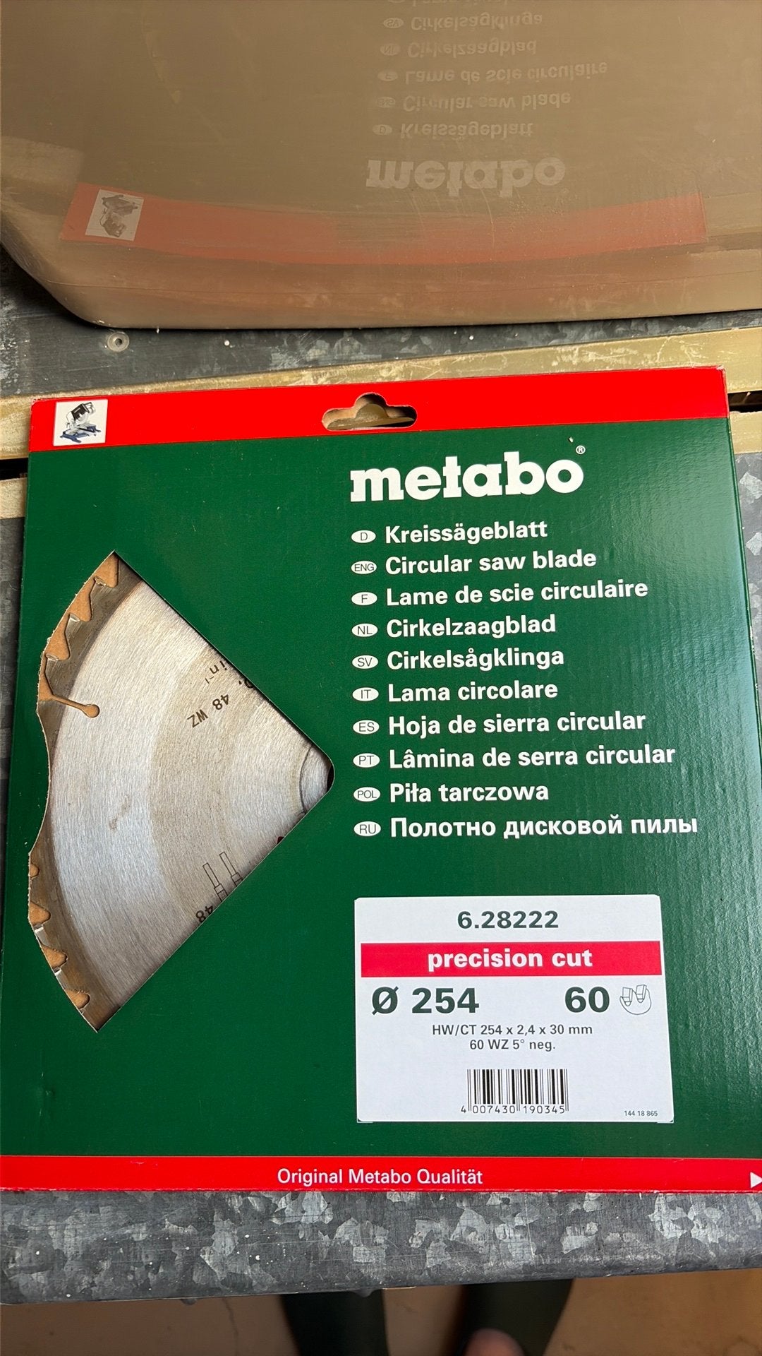 Metabo Zaagblad voor afkortzaag, Ophalen, Gebruikt