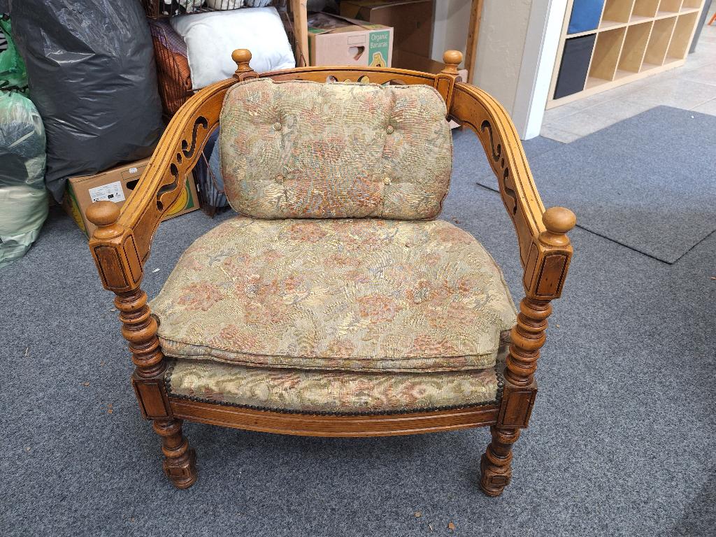 stoel, Huis en Inrichting, Stoelen, Ophalen, Gebruikt, Bruin, Eén
