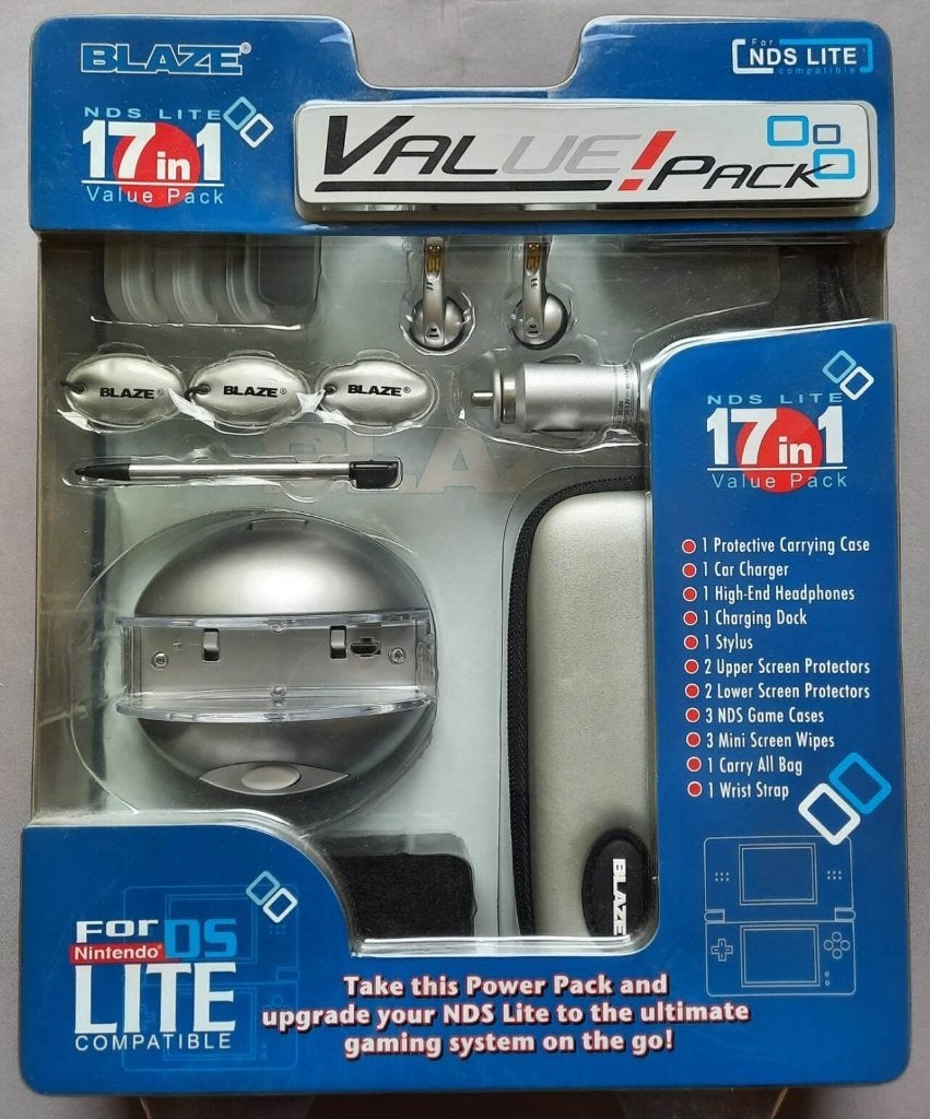 Blaze 17-in-1 Value Pack (Zilver) - Nintendo DS Lite, Ophalen of Verzenden, Nieuw, DS Lite, Overige typen