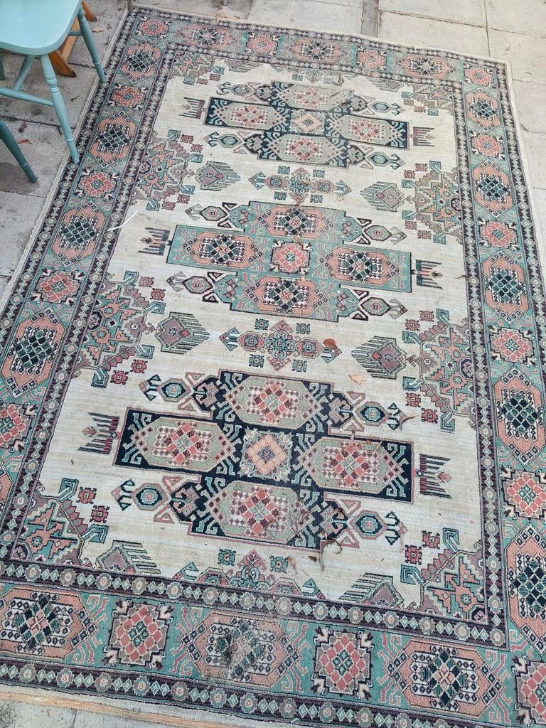 Turks tapijt, Ophalen, Gebruikt, Rechthoekig, 200 cm of meer