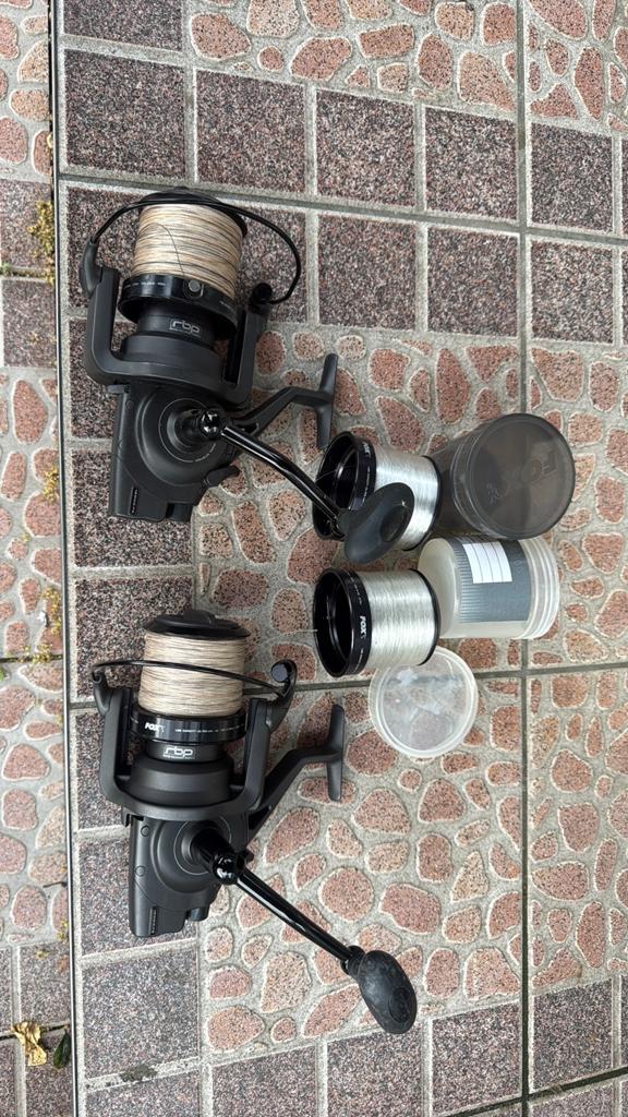 2 Fox 12000 FS Graphite ZGAN, Watersport en Boten, Ophalen of Verzenden, Zo goed als nieuw, Molen