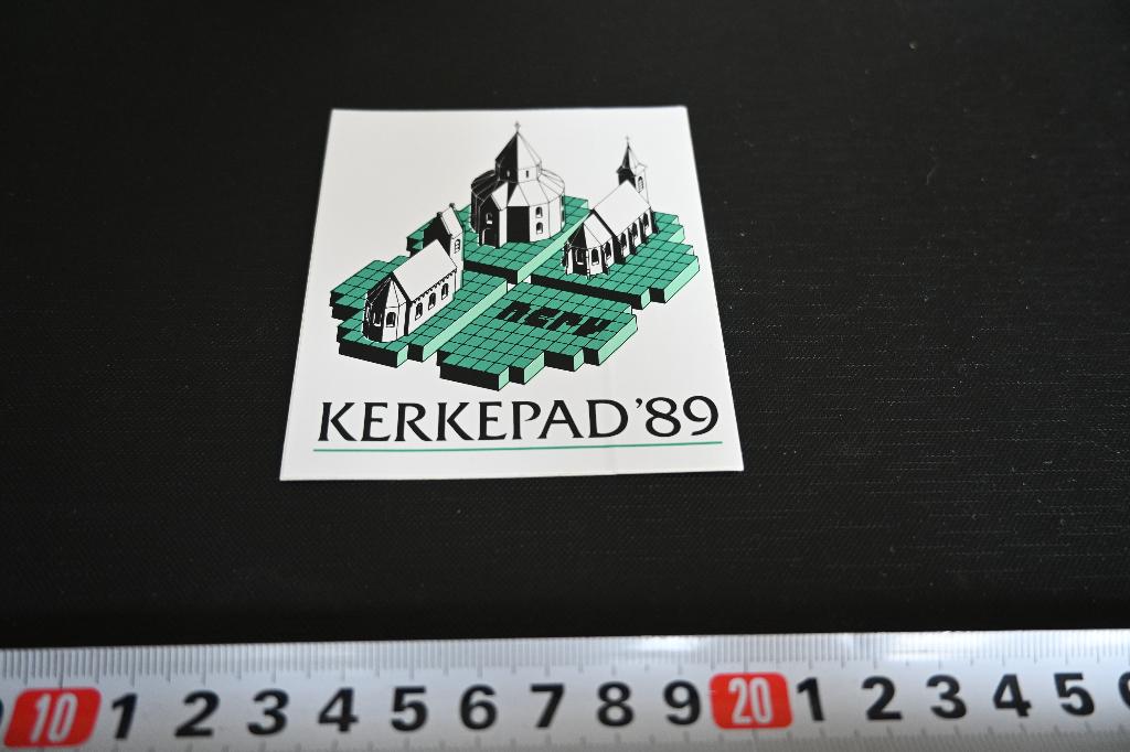 sticker Omroep NCRV KERKEPAD '89, Ophalen, Zo goed als nieuw