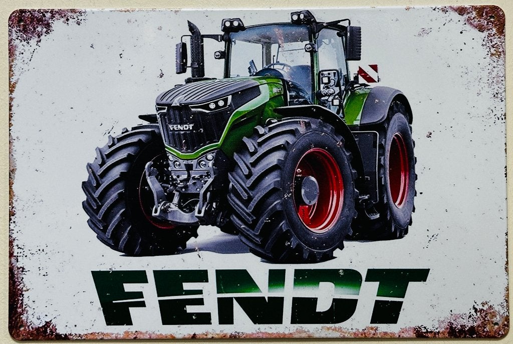 Fendt Tractor nieuw model reclamebord van metaal wandbord, Verzamelen, Merken en Reclamevoorwerpen, Reclamebord, Info@deconoord.nl