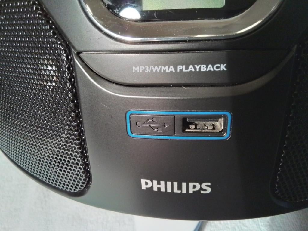Philips stereo Radio CD Soundmachine met USB, Ophalen, Zo goed als nieuw, Radio, Met cd-speler