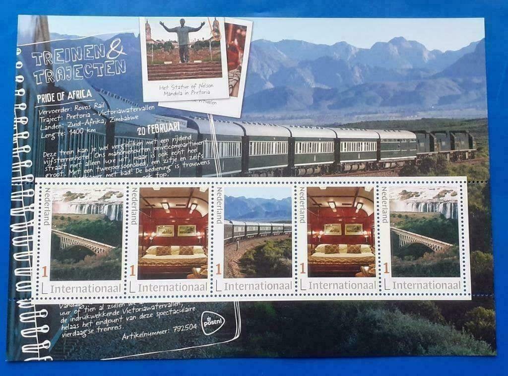 Treinen & Trajecten 5. Pride of Africa (Int.) - 2020, Postzegels en Munten, Postzegels | Nederland, Verzenden, Na 1940, Postfris