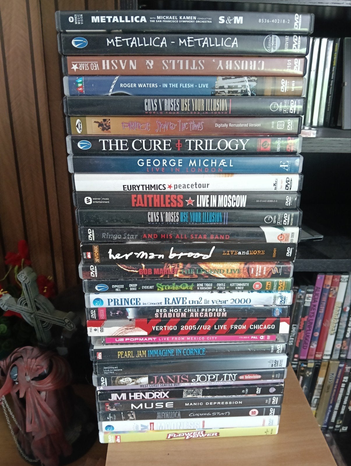 Grote collectie muziek-dvd's: rock, pop, metal en meer, Cd's en Dvd's, Alle leeftijden, Engels, Ophalen of Verzenden, Concert