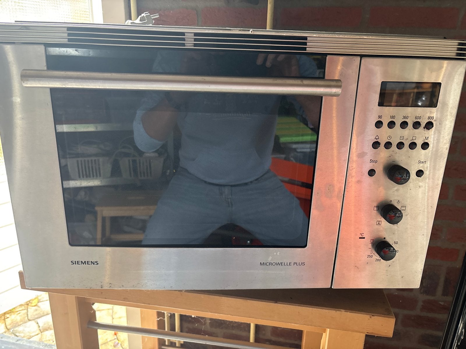 Siemens Microwelle Plus HFT859 Combi-oven, Ophalen of Verzenden, Gebruikt, Inbouw, 45 tot 60 cm