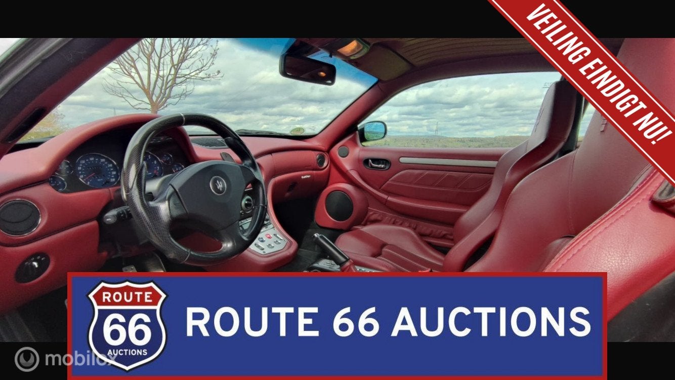 Maserati GranSport | 2006 | Route 66 Auctions, Auto's, Maserati, Gebruikt, Overige carrosserieën, Zwart, Bedrijf