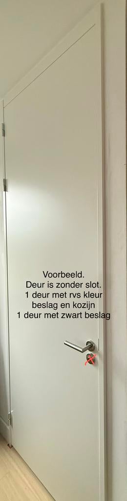 2x Deur, kozijn Berkvens Verdi 900 Nieuw 255x92.3, Doe-het-zelf en Verbouw, Deuren en Horren, Ophalen, 80 tot 100 cm, 215 cm of meer
