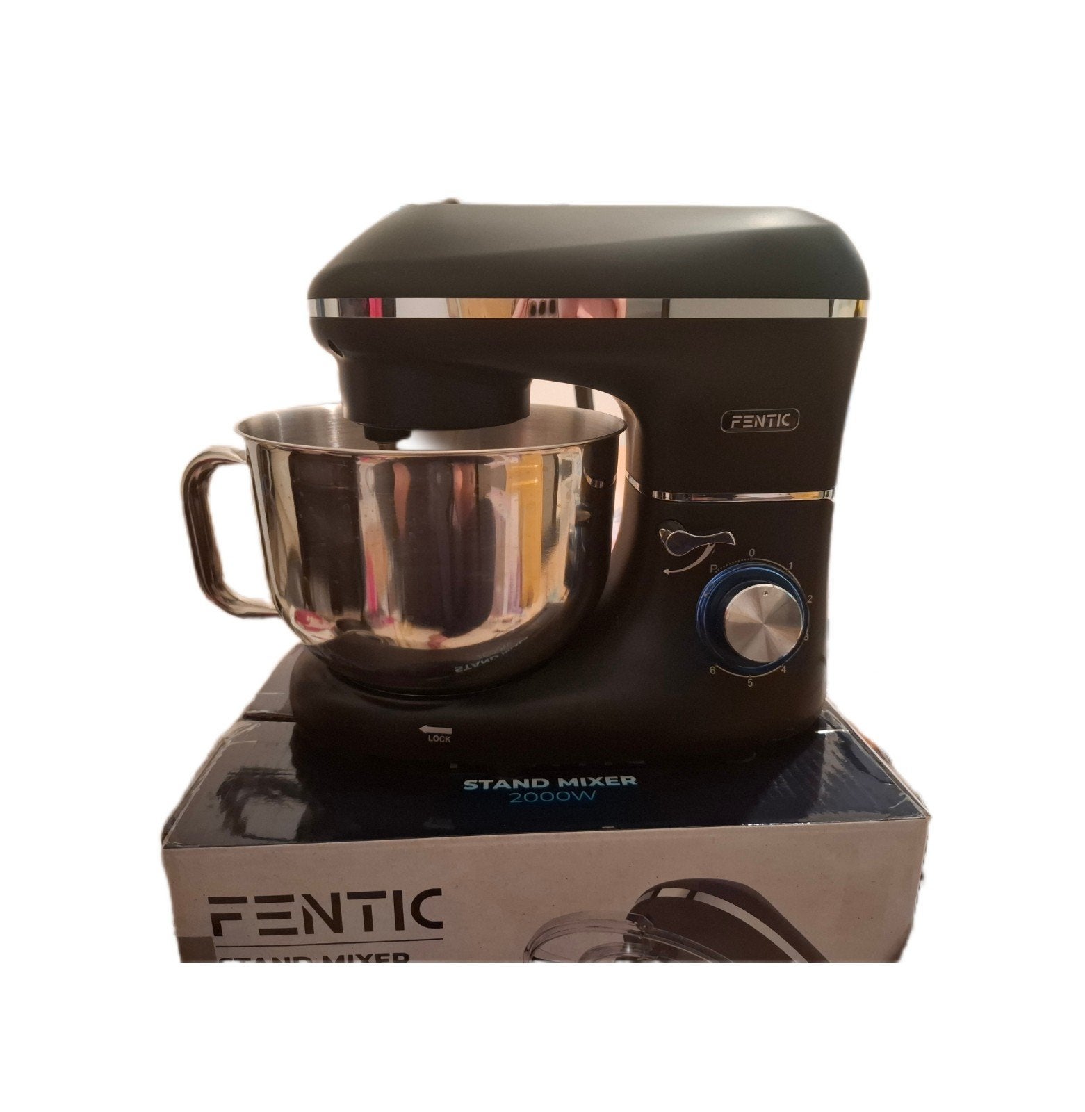 Fentic Standmixer 2000W - 6,2 liter, 4 liter of meer, Ophalen of Verzenden, Zo goed als nieuw, 3 snelheden of meer