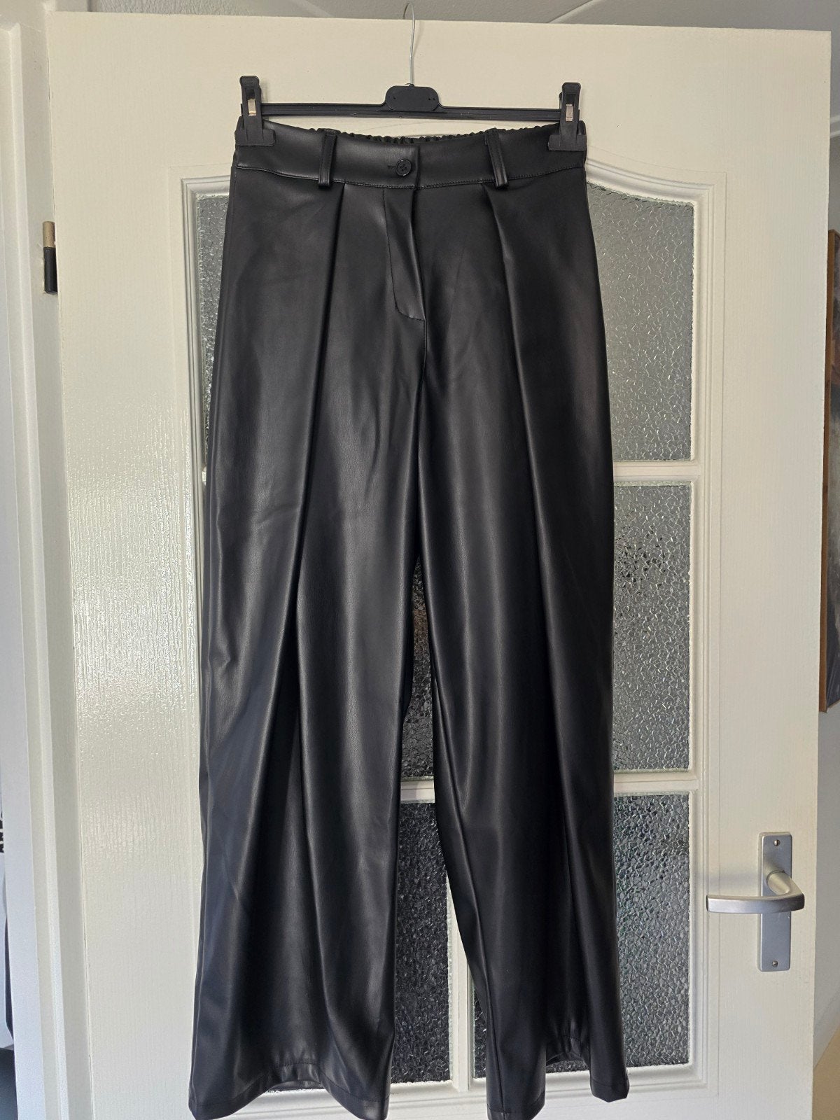 nieuw ballon leatherlook zwart 38 40 42 44, Kleding | Dames, Maat 38/40 (M), Zwart, Nieuw, Ophalen of Verzenden