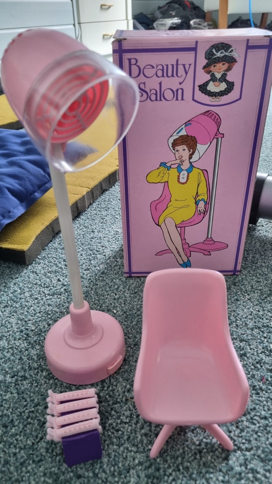 Vintage Barbie Beauty Salon Speelset, Ophalen of Verzenden, Gebruikt, Barbie