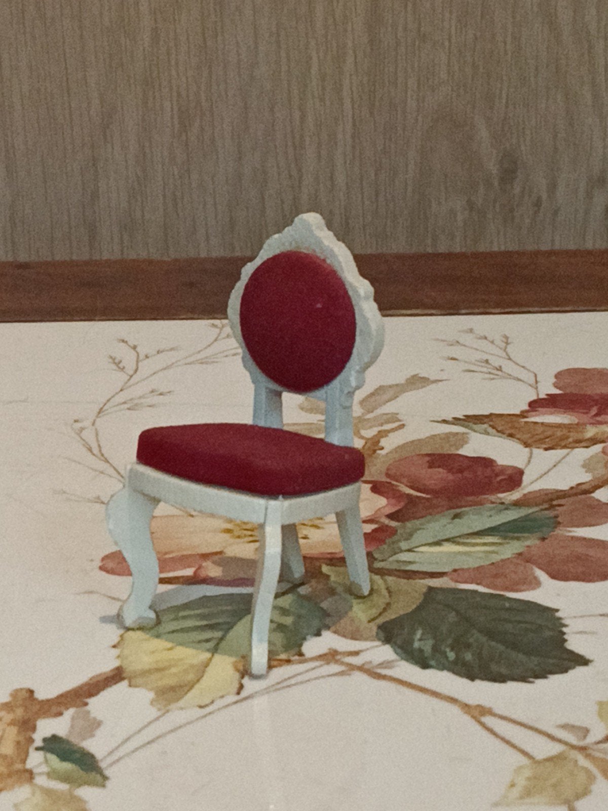 Lundby rococo stoeltje poppenhuis jaren '70, Verzamelen, Poppenhuizen en Toebehoren, Ophalen of Verzenden, Gebruikt, Poppenhuis