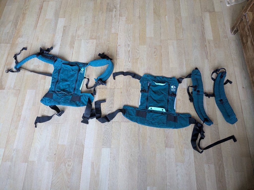 TwinGo tweeling draagzak voor achter, Kinderen en Baby's, Babydragers en Draagdoeken, Overige merken, Gebruikt, Buik of Rug, Ophalen of Verzenden