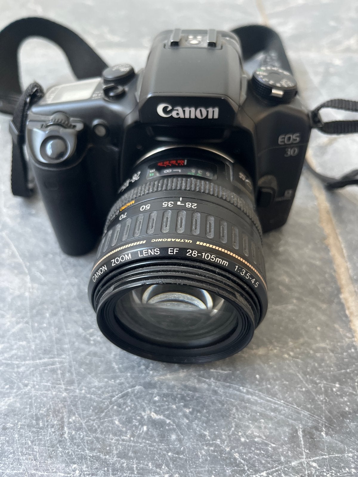 Canon EOS 30 Spiegelreflexcamera met EF 28-105mm lens, Verzenden, Gebruikt, Spiegelreflex, Canon