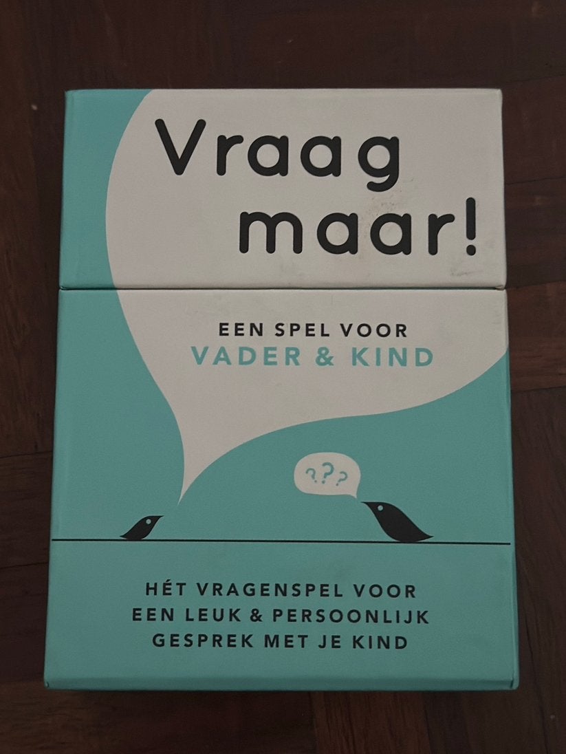 Vraag maar! – Een spel voor vader & kind, Ophalen of Verzenden, Zo goed als nieuw
