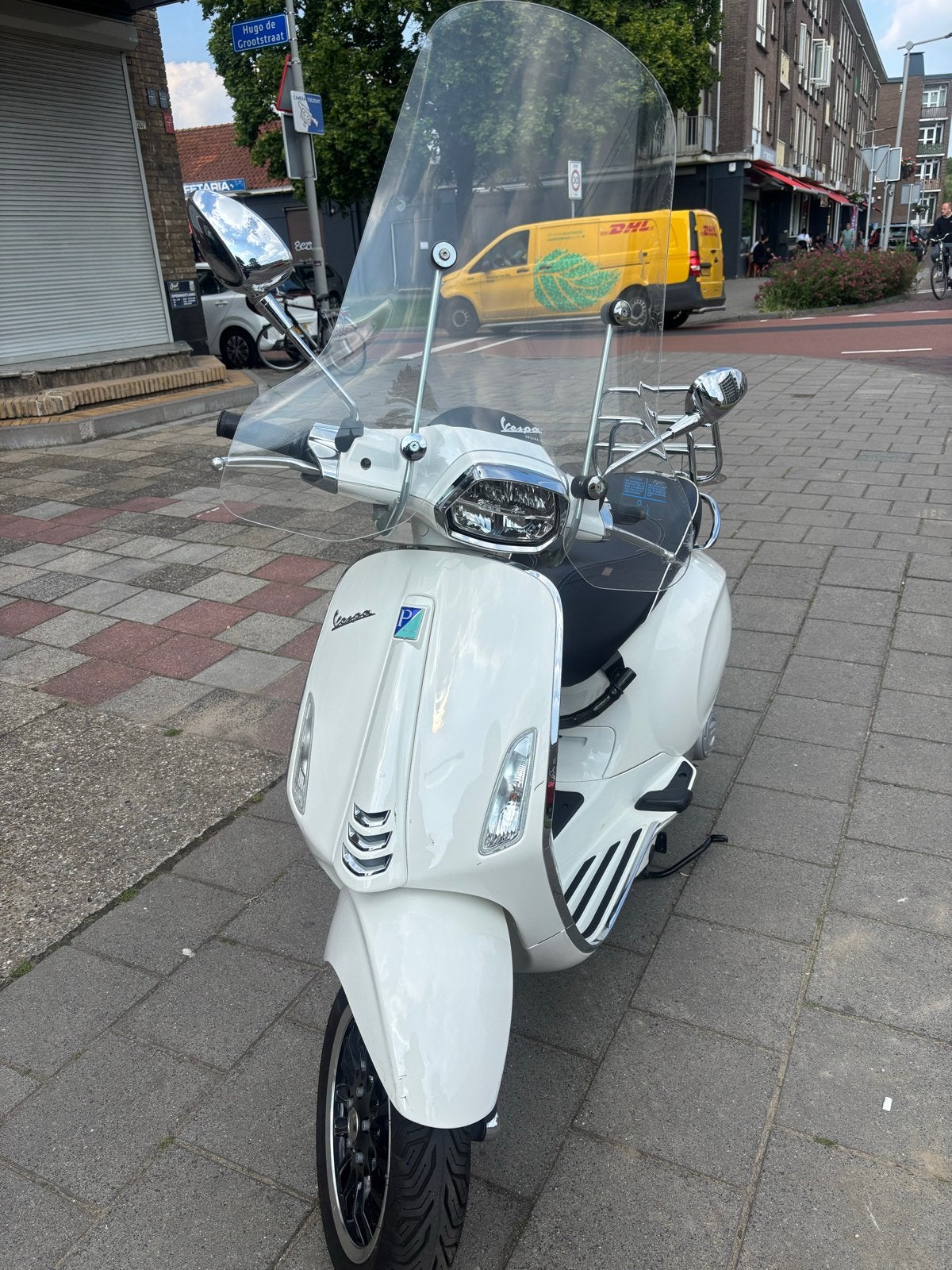 Vespa Sprint 2020 Blauwkenteken - Compleet met extra's, Fietsen en Brommers, Scooters | Vespa, Gebruikt, Overige modellen, Ophalen of Verzenden