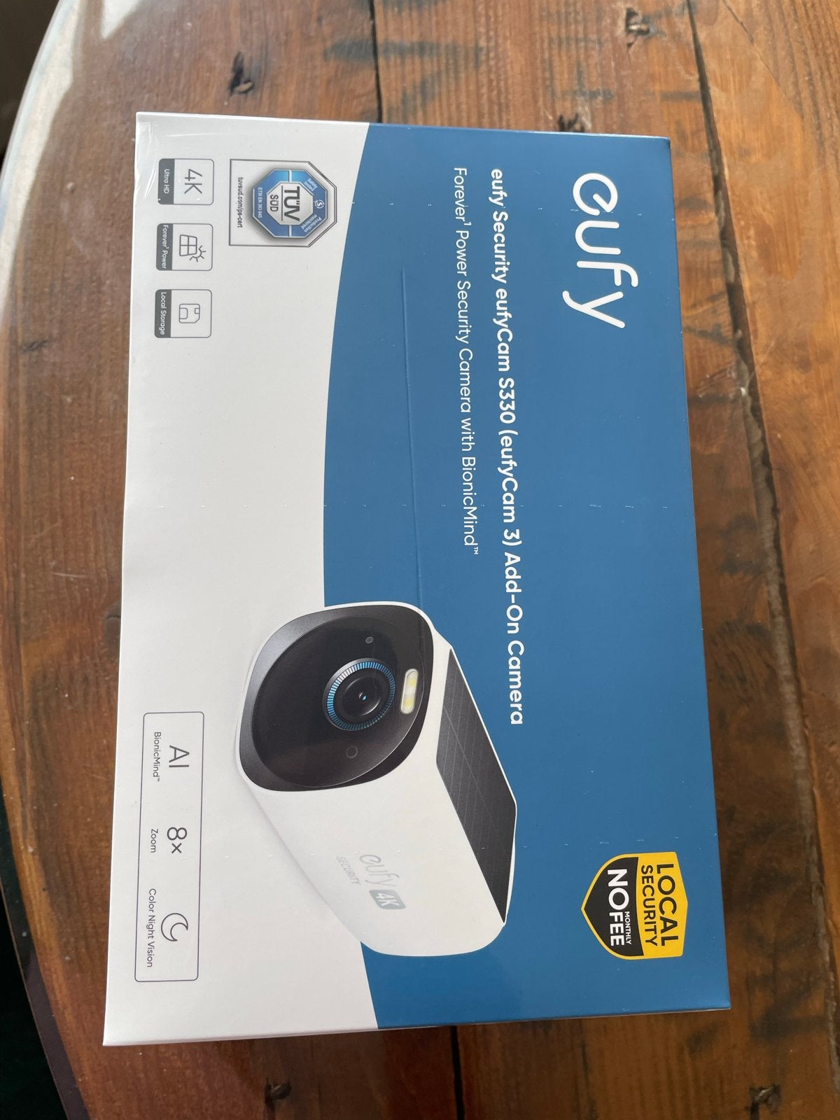 Eufy Security EufyCam S330 (EufyCam 3) Add-On Camera, Ophalen of Verzenden, Nieuw, Buitencamera