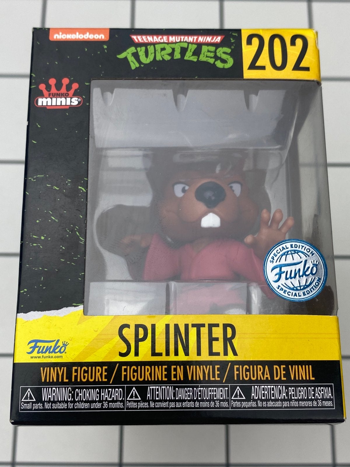 Nieuw Splinter Funko Minis Ninja Turtles Nickelodeon, Verzamelen, Nieuw, Ophalen of Verzenden, Info@hasbro.com, Hasbro