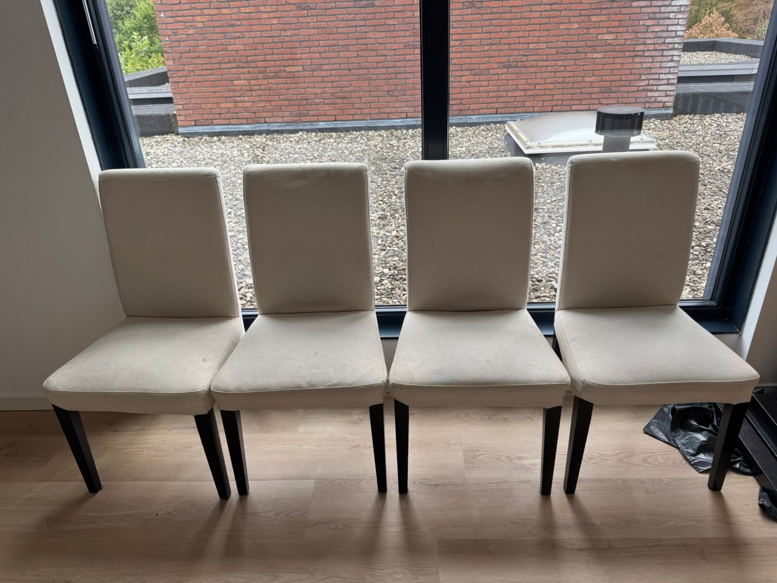 Eetkamerstoelen Ikea Bergmund 4x, Huis en Inrichting, Stoelen, Ophalen, Gebruikt, Overige kleuren, Vier