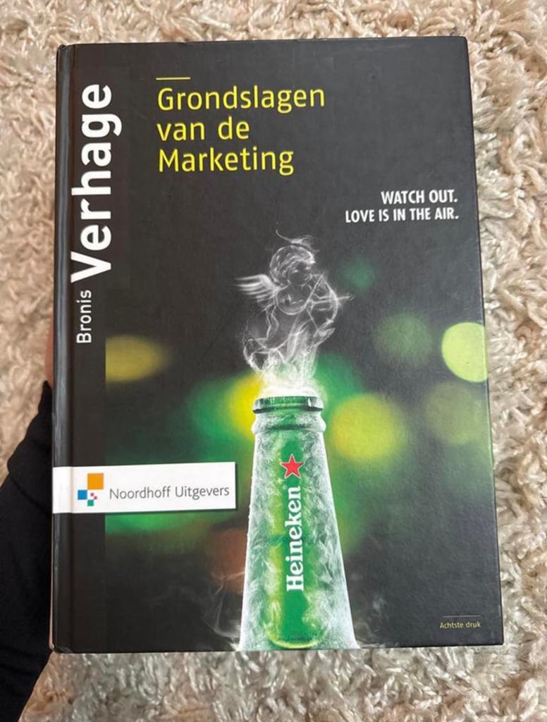 Grondslagen van de Marketing - Bronis Verhage - 8e druk, Ophalen of Verzenden, Zo goed als nieuw, Economie en Marketing