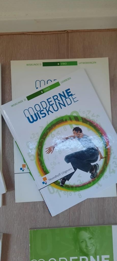 Moderne wiskunde VWO 6 wiskunde D - leerboek + uitwerkingen, Boeken, Ophalen, Zo goed als nieuw, VWO, Wiskunde B