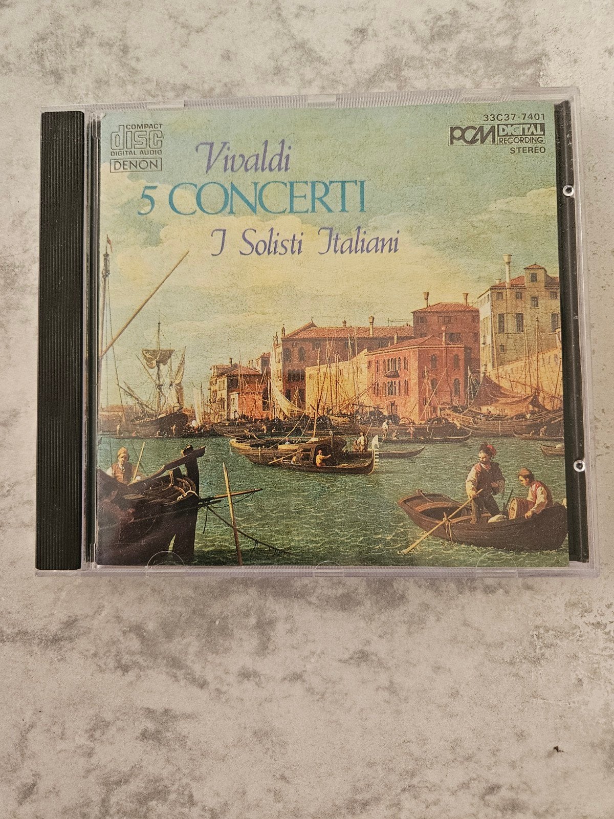 Vivaldi - 5 Concerti CD (I Solisti Italiani) - Denon PCM Dig, Ophalen of Verzenden, Barok, Gebruikt