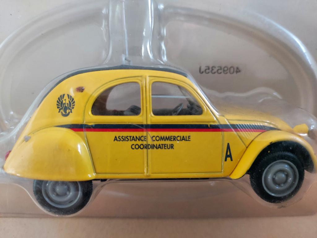 2cv Assistance 1/43 editions Hachette Norev, Verzenden, Zo goed als nieuw, Auto, Norev