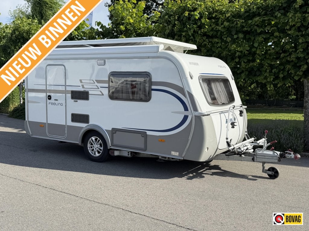 Eriba Feeling 390 Mover,Thule 6300, Enkele bedden, Rondzit, Tot en met 2, Bedrijf, 750 - 1000 kg