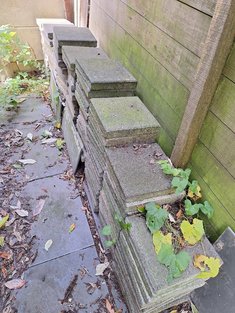 Gratis Betontegels, Ophalen, Gebruikt, Beton, Terrastegels