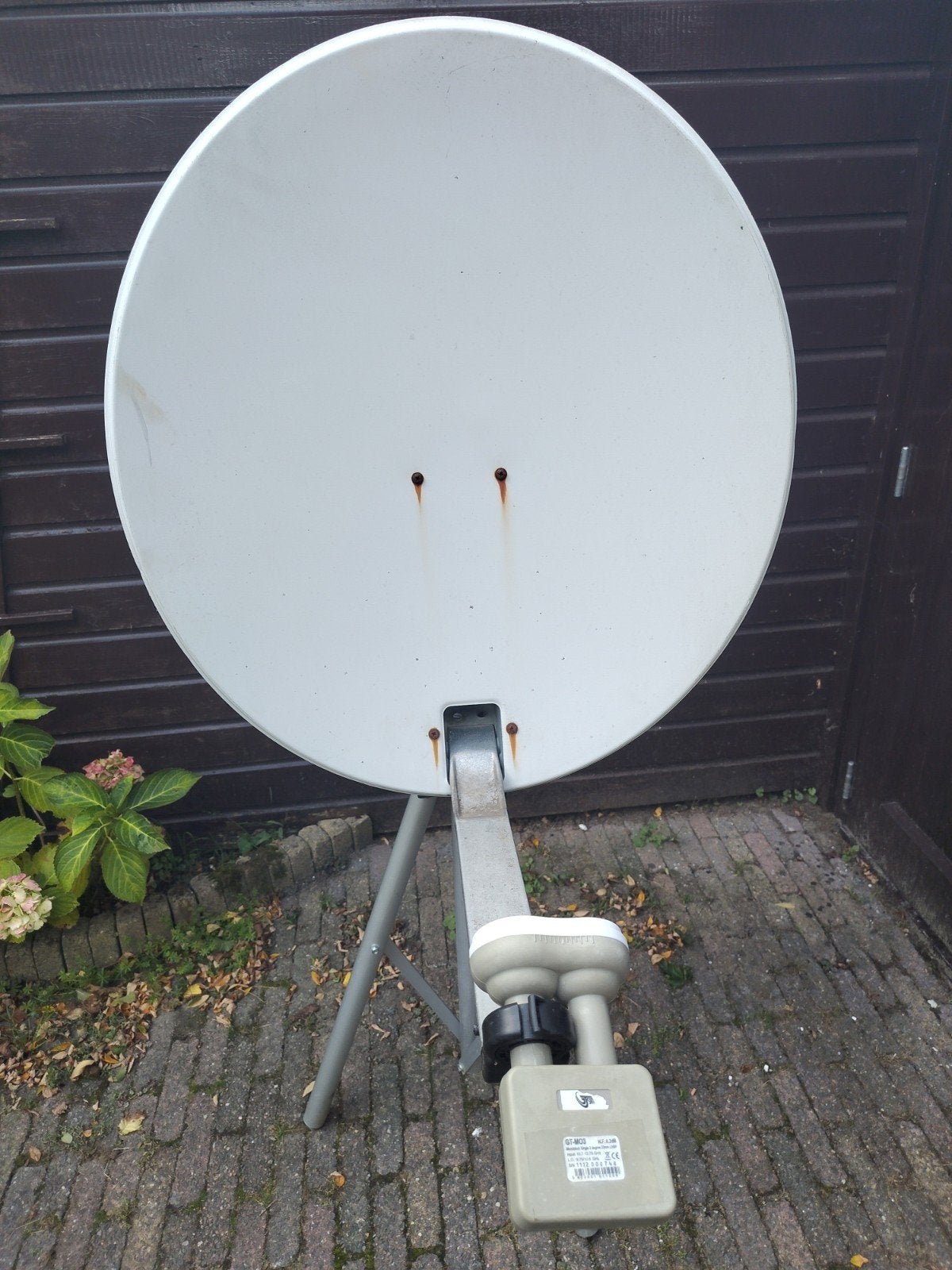Schotelantenne met Monoblock Single LNB GT-M03, Ophalen of Verzenden, Gebruikt, (Schotel)antenne, Overige merken