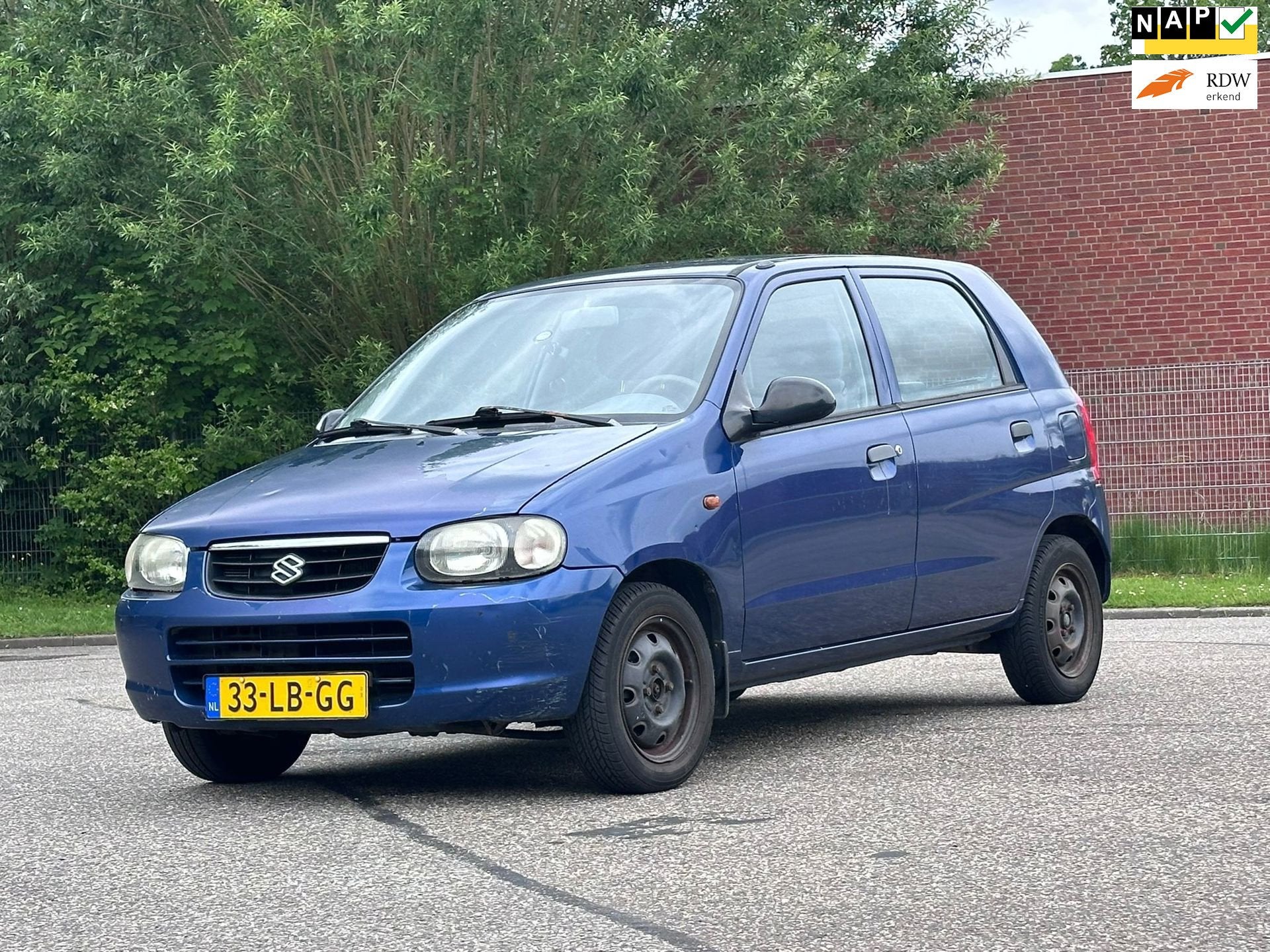 Suzuki Alto 1.1 GL 08-05-2027 APK*NAP*Elektrische ramen*Stuu, Auto's, Suzuki, Voorwielaandrijving, 750 kg, 4 cilinders, Blauw