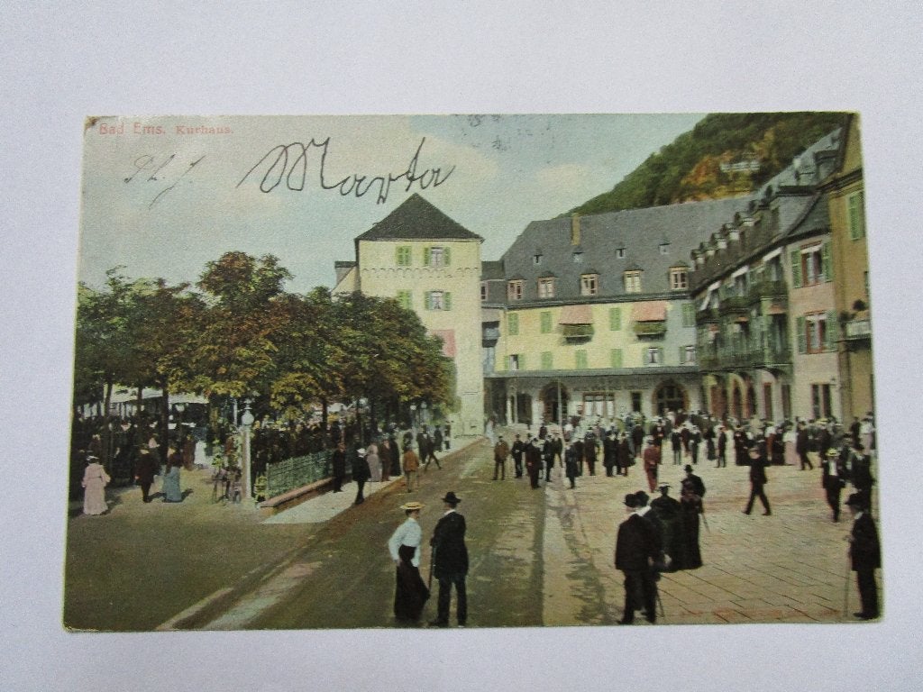 Ansichtkaart Bad Ems - Kurhaus 1905, Verzenden, Voor 1920, Gelopen, Duitsland