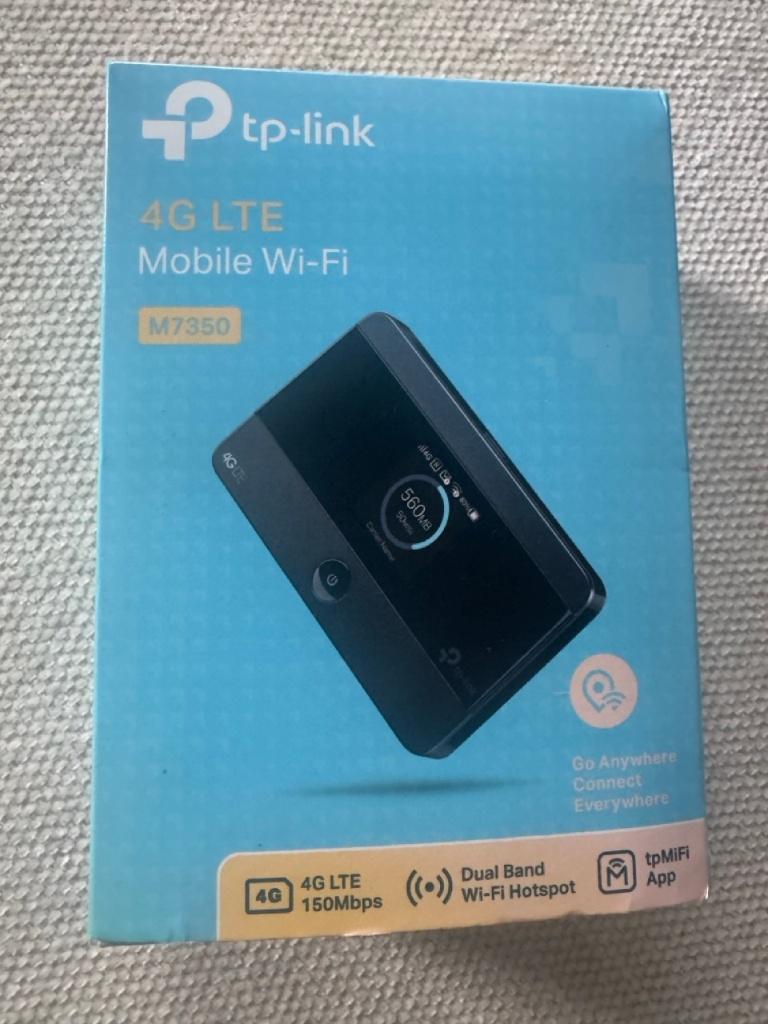 TP-Link M7350 4G LTE Mobiele Wi-Fi, Computers en Software, Routers en Modems, Ophalen, Zo goed als nieuw, Router, TPLink