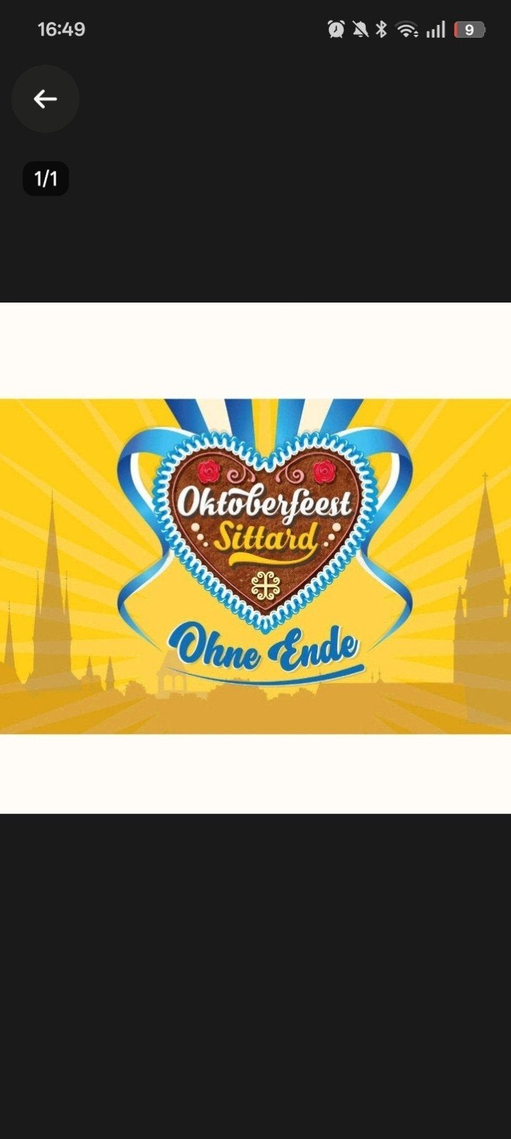 Oktoberfeest Sittard maandag weizen Paviljoen, Eén persoon